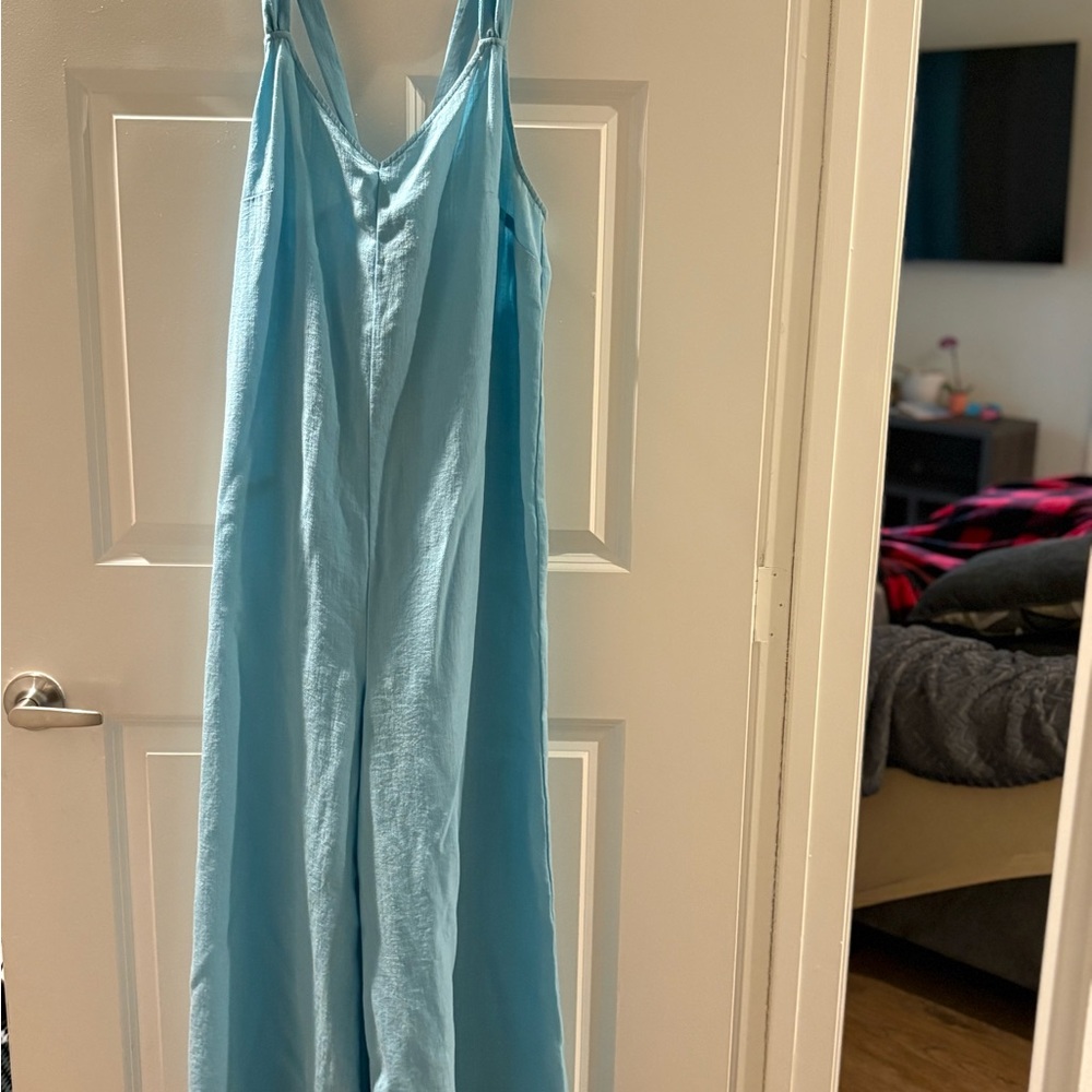 LOFT Light Blue Jumpsuit